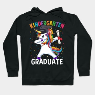 Dabbing Unicorn Kindergarten Graduation Gift Hoodie